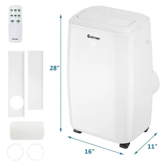 1 0000 BTU Portable Air Conditioner with Remote Control