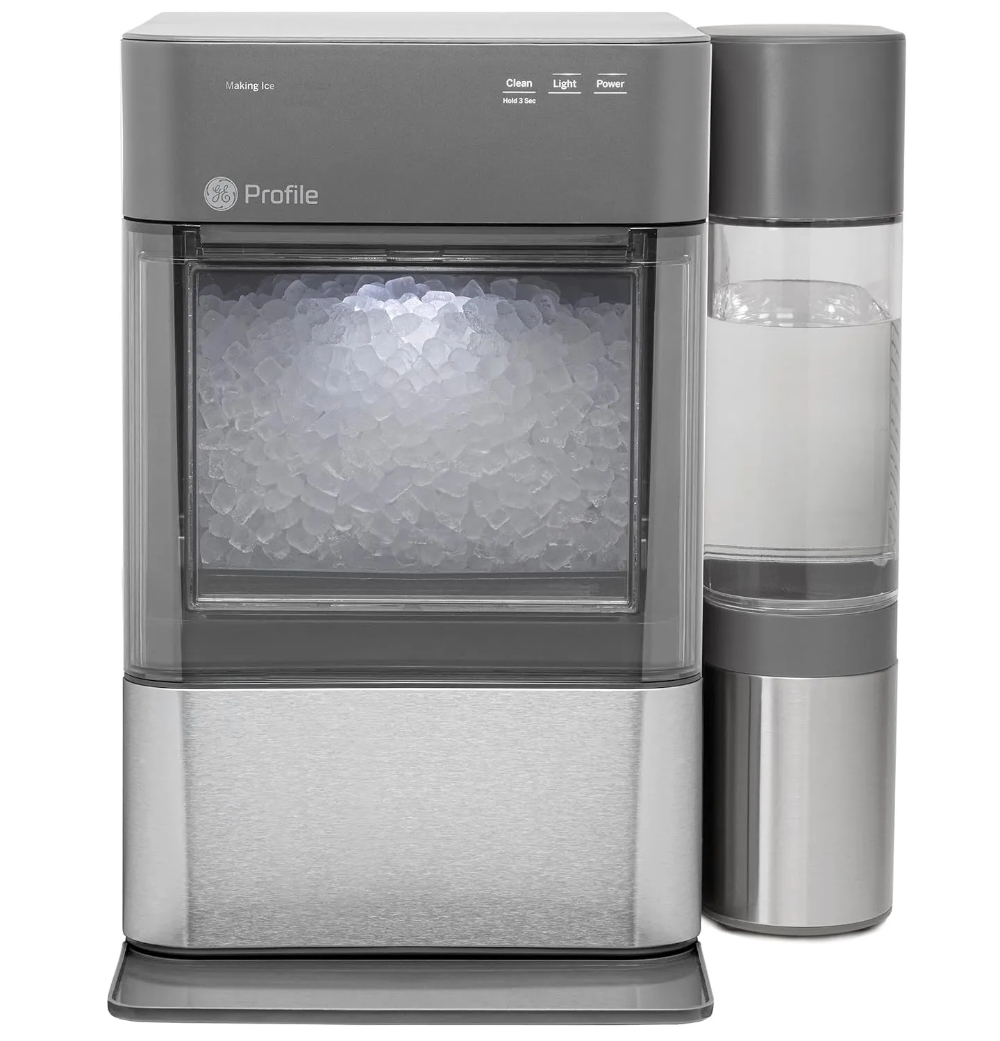 2.0 Countertop Nugget Ice Maker, 38 lbs/24hrs, WiFi-Enabled, Stainless Steel, Scoop Included