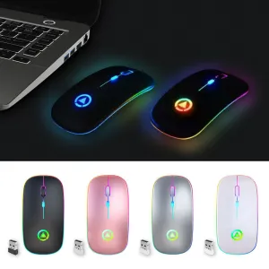 2.4GHz RGB Wireless USB Rechargeable Mouse