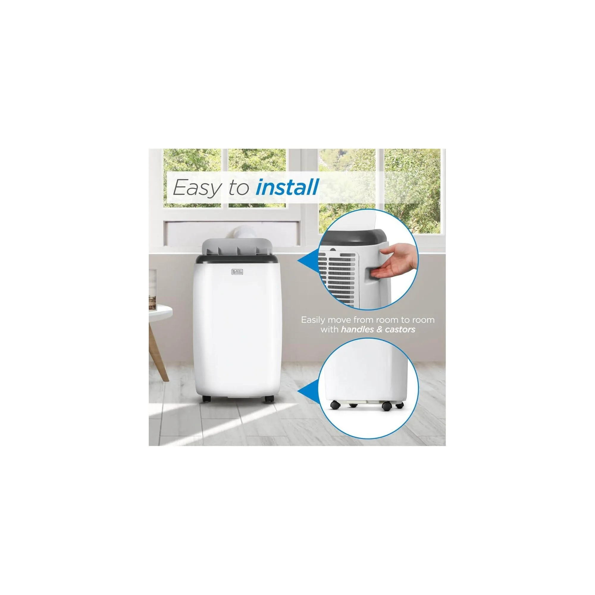 6,000 BTU SACC/CEC (10,000 BTU ASHRAE) Portable Air Conditioner