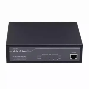 AirLive POE-GSH504ATi Unmanaged Desktop Switch 5 Port 10/100/1000Mbps With 4 Port PoE 