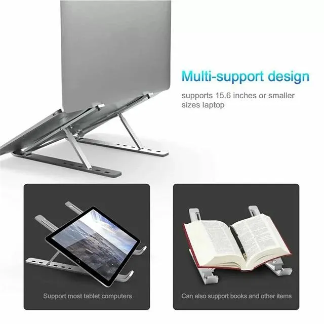 Aluminum Alloy Foldable Portable Laptop Stand