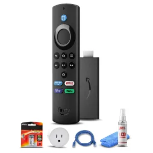 Amazon Fire TV Stick Lite (2021)   Smart Plug   Cat5 Cable   Batteries Bundle