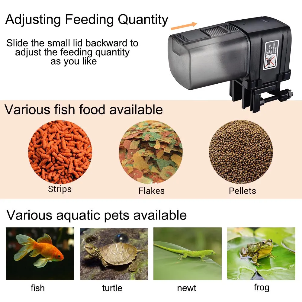 AquaBasik Wifi Feeder Automatic Fish Feeder Alexa Google Home