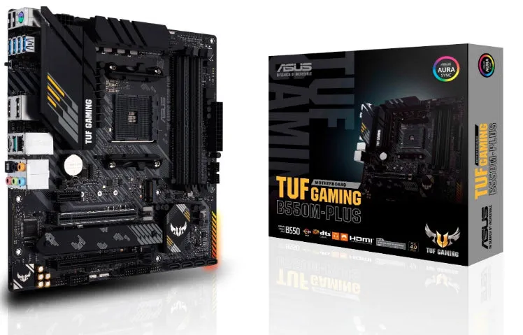 Asus Mainboard Tuf Gaming B550m-Plus - Micro Atx - Socket Am4 - Amd B550