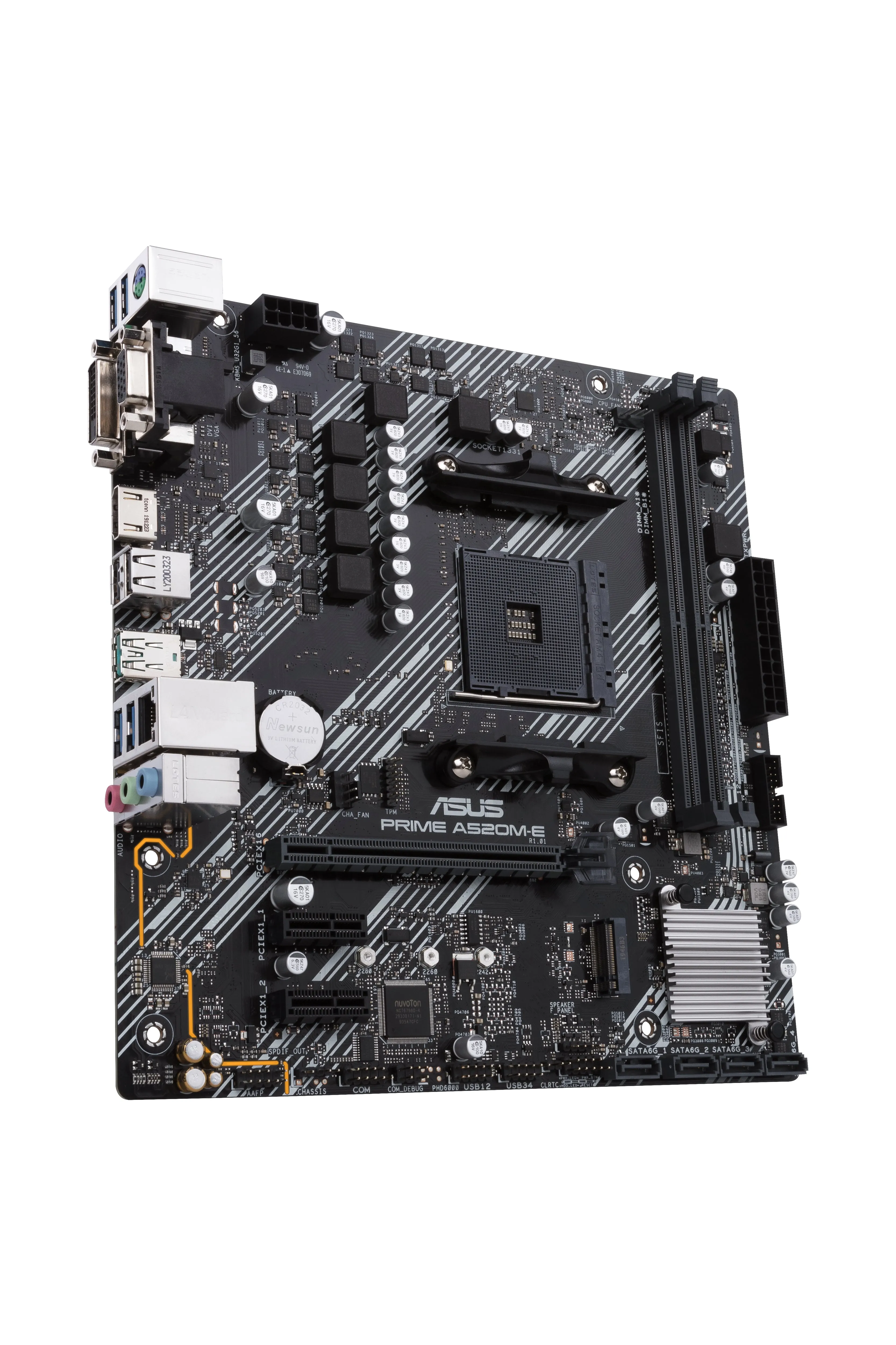 Asus Prime A520m-E - Motherboard - Micro Atx - Socket Am4 - Amd A520