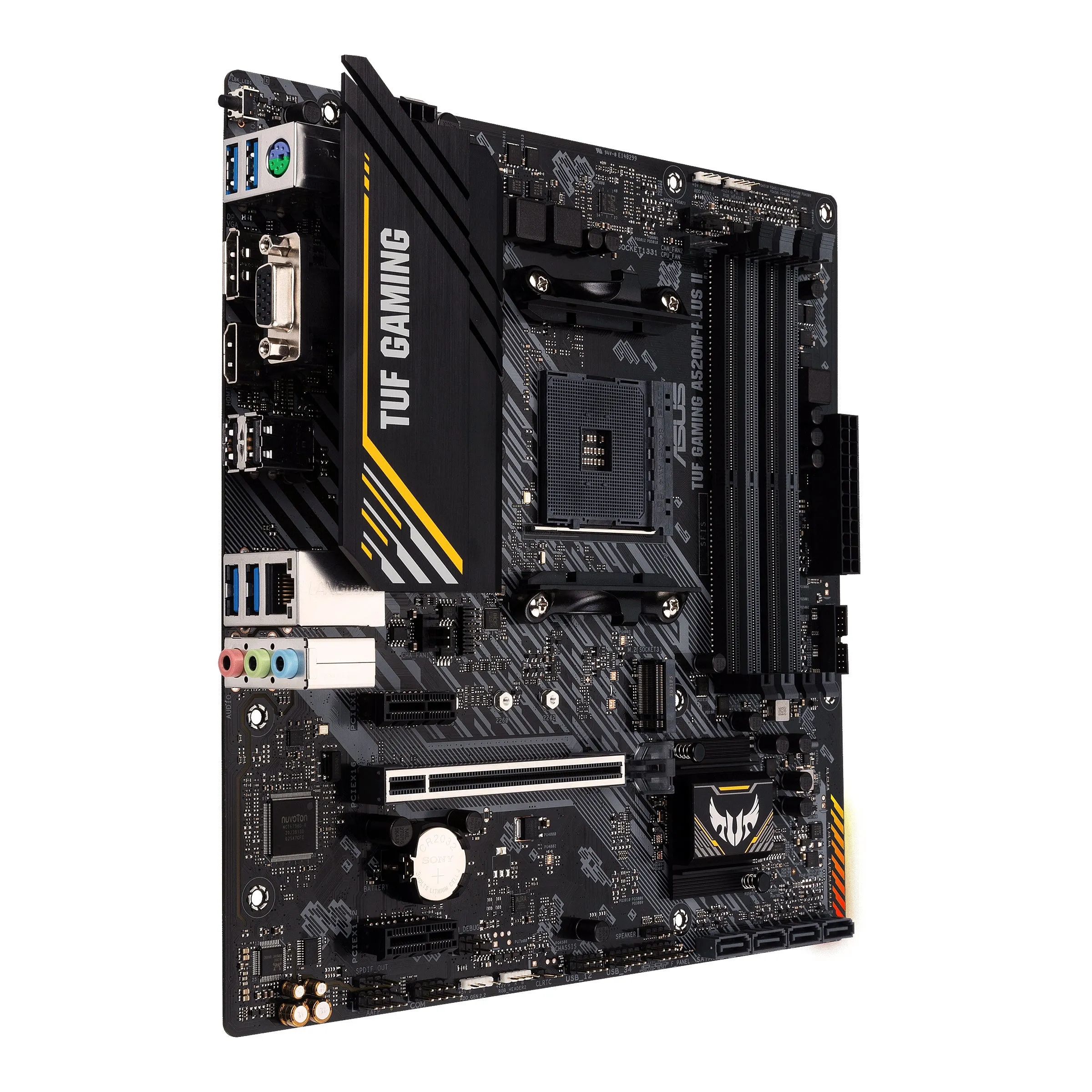 Asus Tuf Gaming A520m-Plus Ii - Motherboard - Micro Atx - Socket Am4 - Amd A520