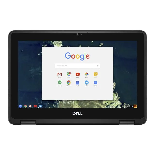 Dell Chromebook 5190 2-in-1 Flip design - Intel Celeron N3350 / 1.1 GHz - Chrome OS - 4GB 16GB - 11.6" IPS Touchscreen