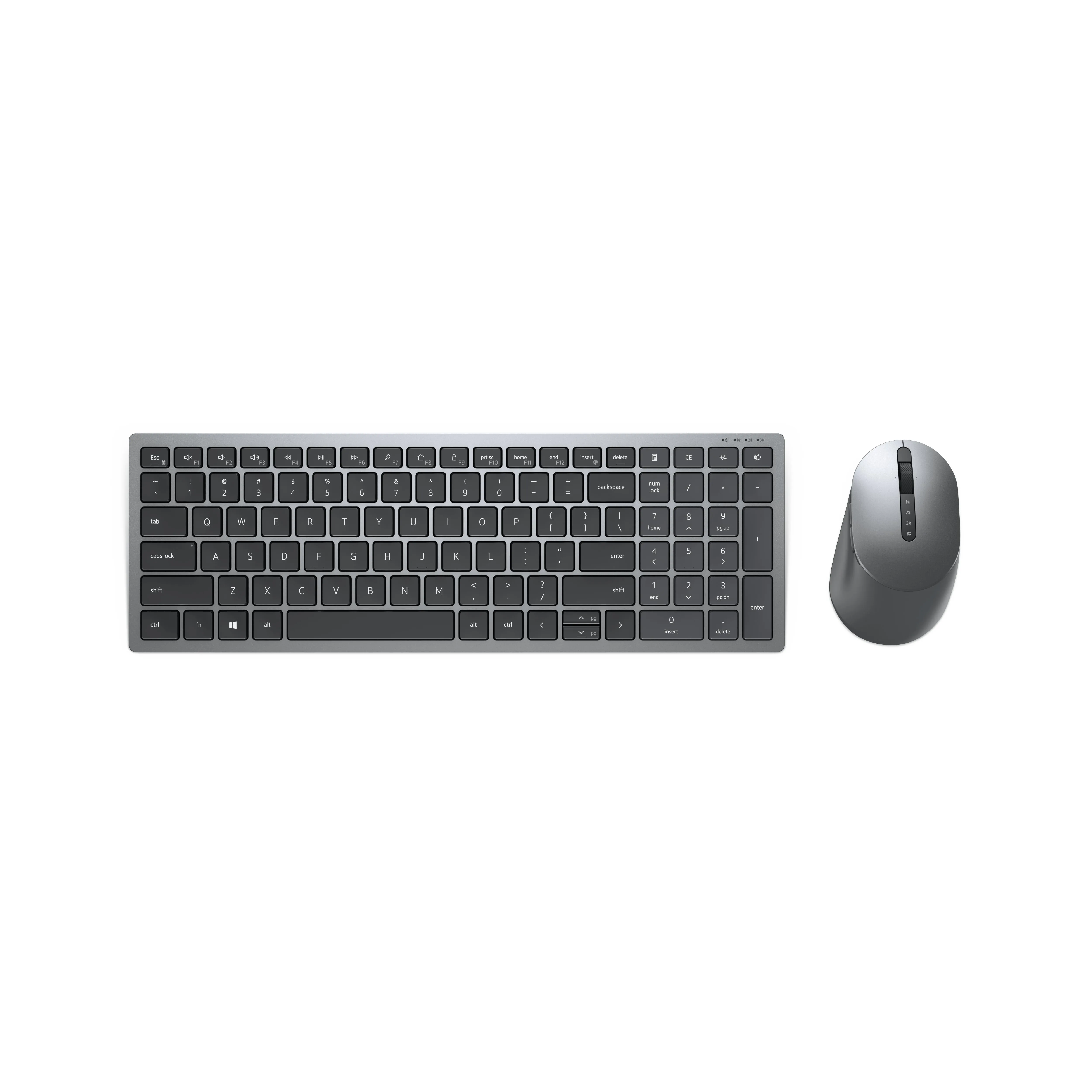 Dell Keyboard And Mouse Set - French Layout - Grey/Titanium