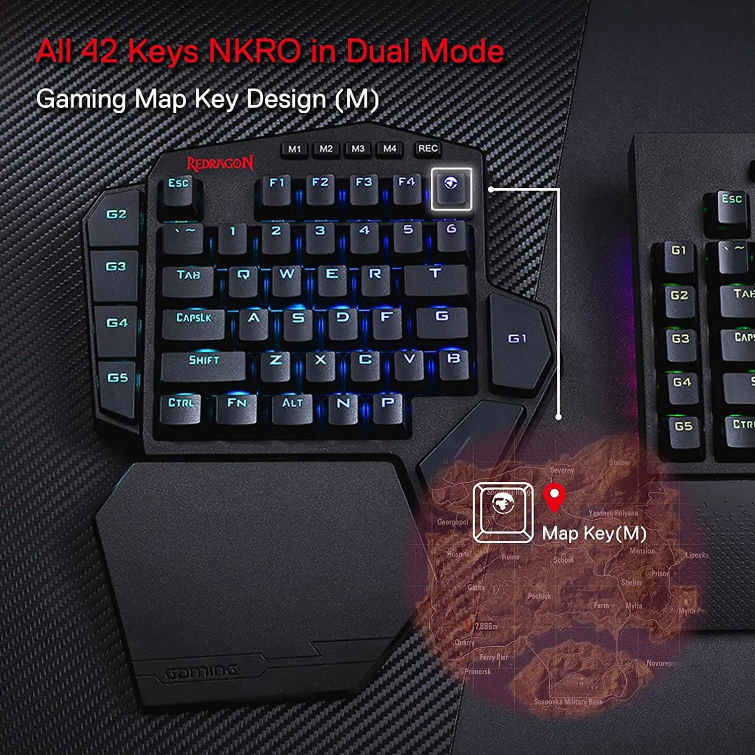 DITI K585 Pro Wireless One-Handed Gaming Keyboard