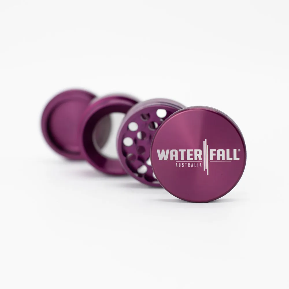 Four-Part Aluminium Grinder with Removable Screen - Purple (50mm)