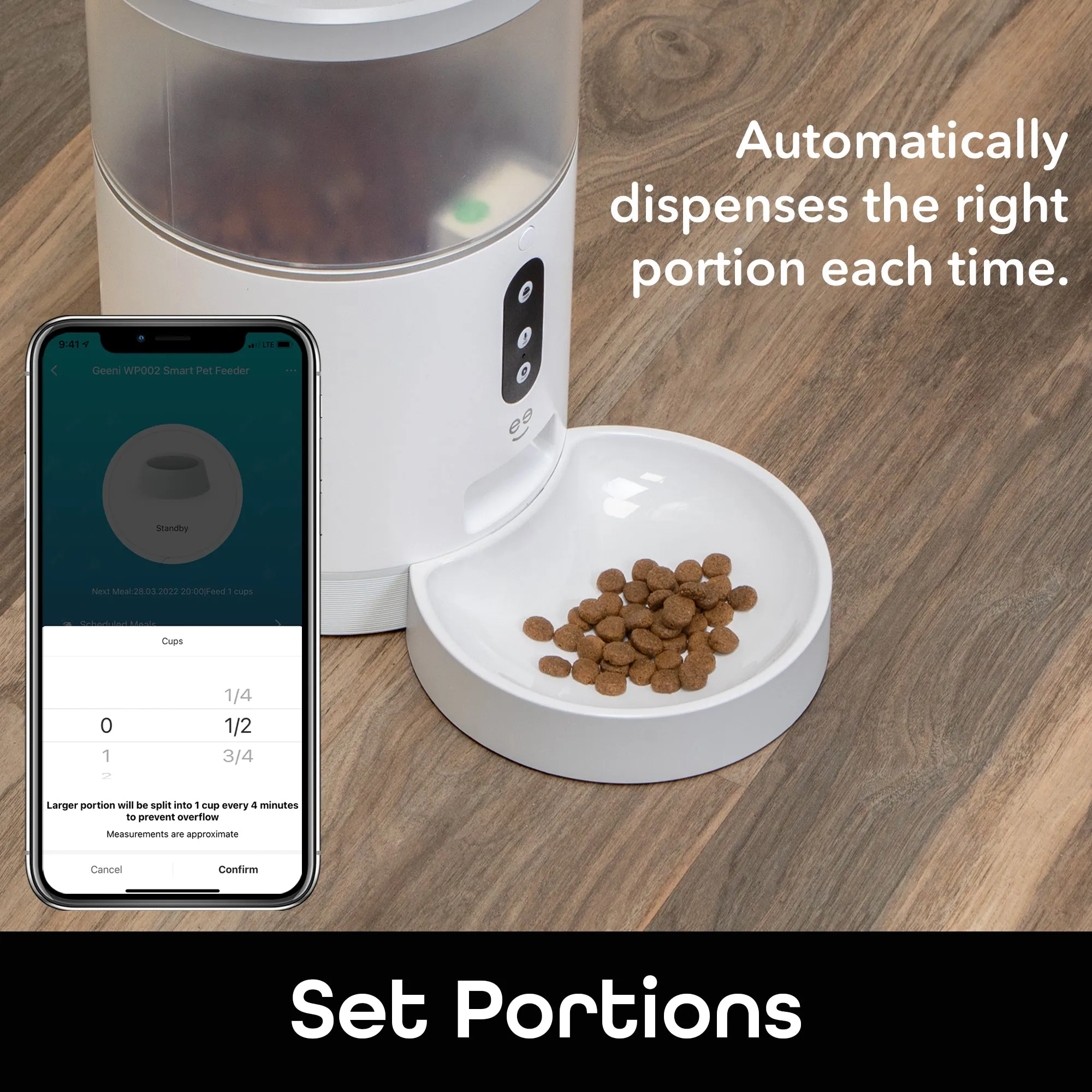 Geeni PetConnect Automatic Pet Feeder (4L)