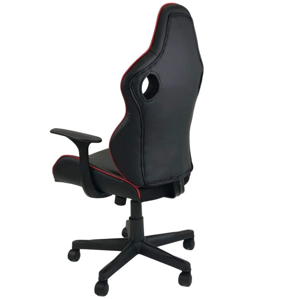 HAWK SERIES/ 1107 GAMING CHAIR (BLACK & GREENISH YELLOW)