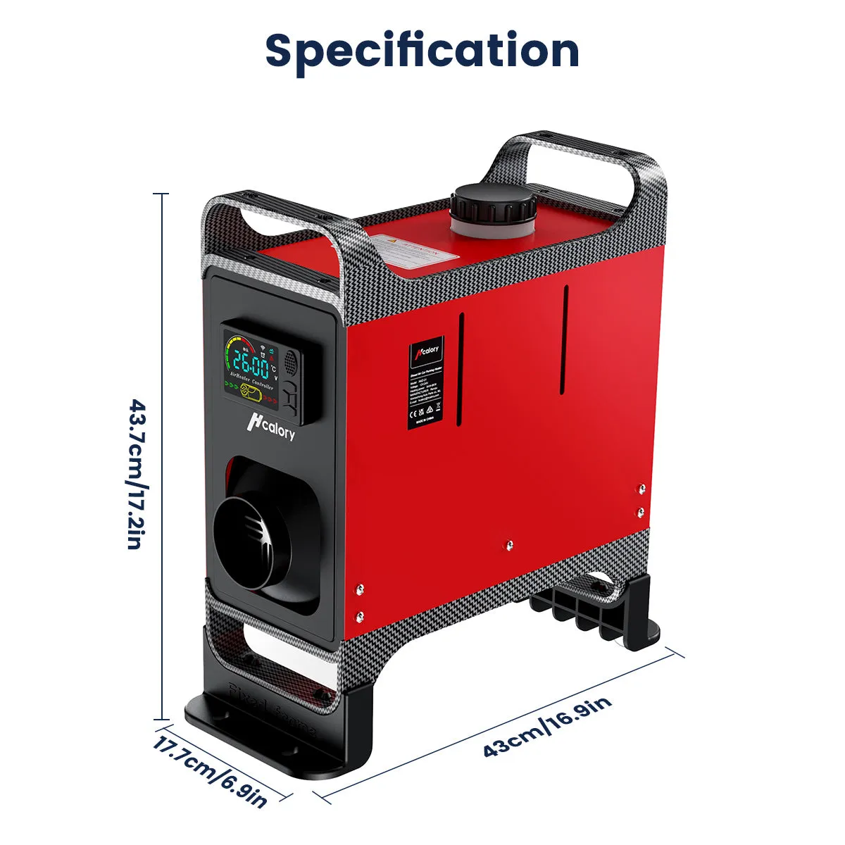 HC-A02 Diesel Heater, Portable Voice Broadcast All In One