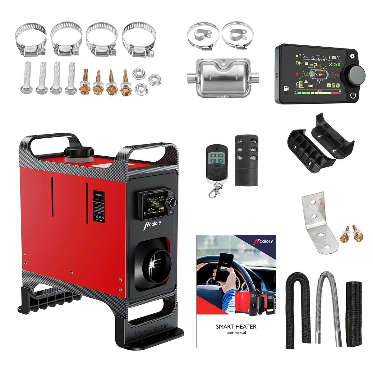 HC-A02 Diesel Heater, Portable Voice Broadcast All In One