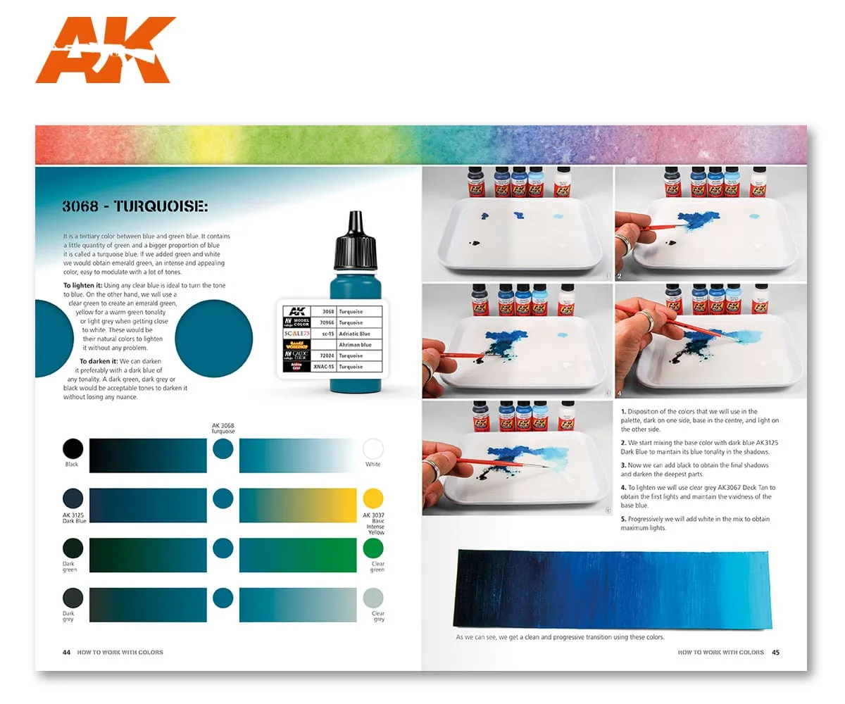 How to work with Colors & Transitions with Acrylics