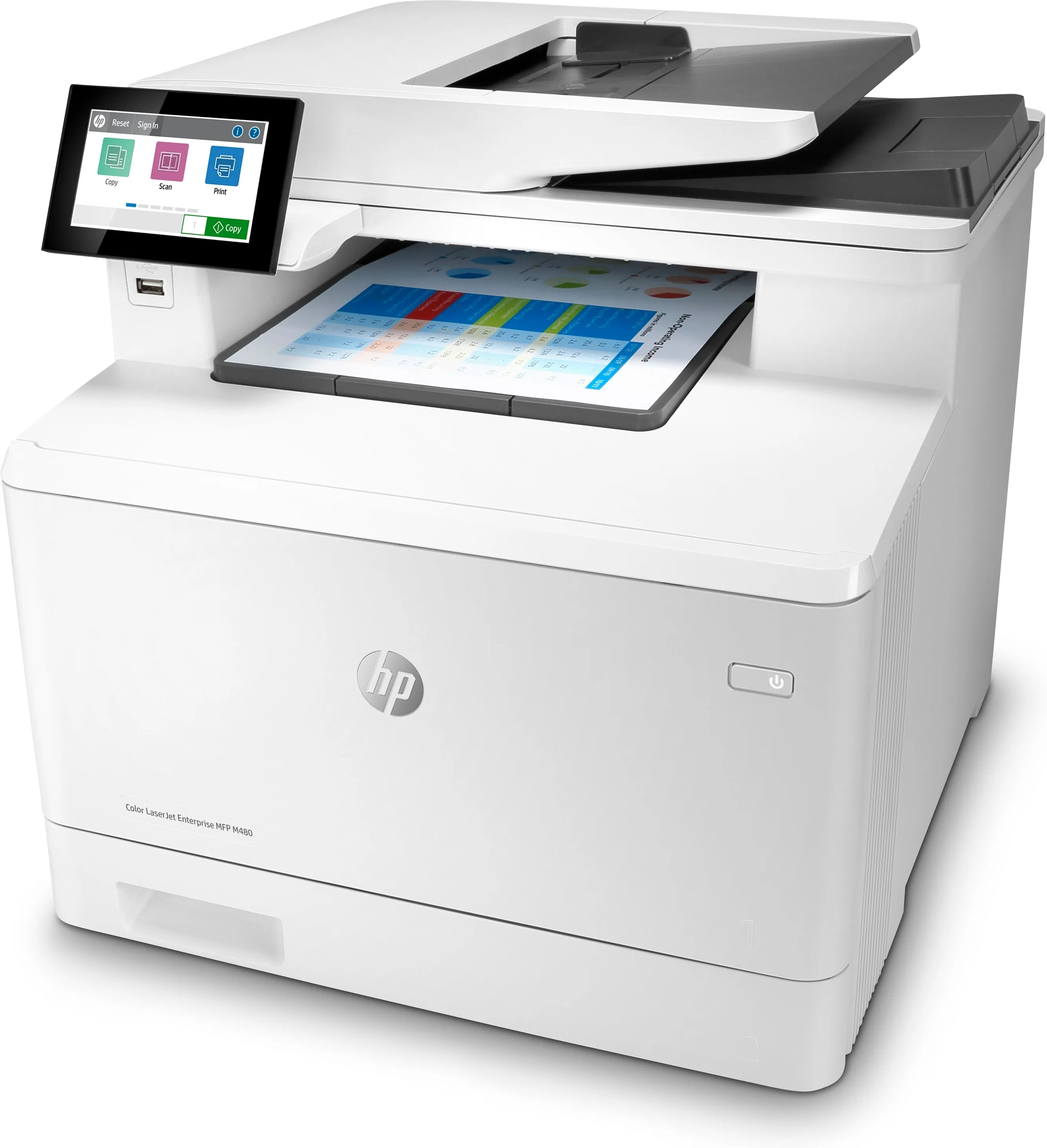 Hp Laserjet Enterprise Mfp M480f - Multifunction Printer - Color