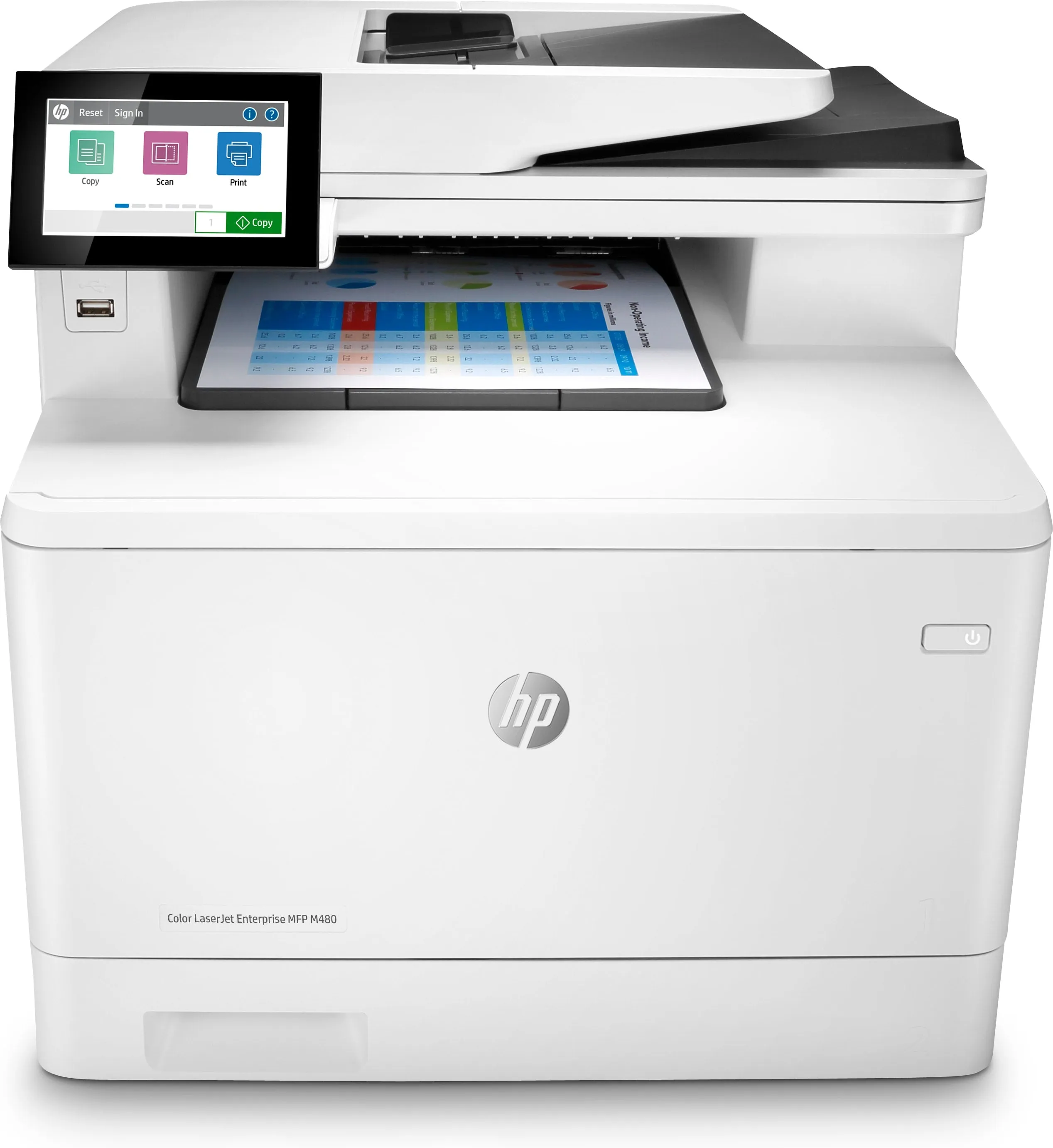 Hp Laserjet Enterprise Mfp M480f - Multifunction Printer - Color