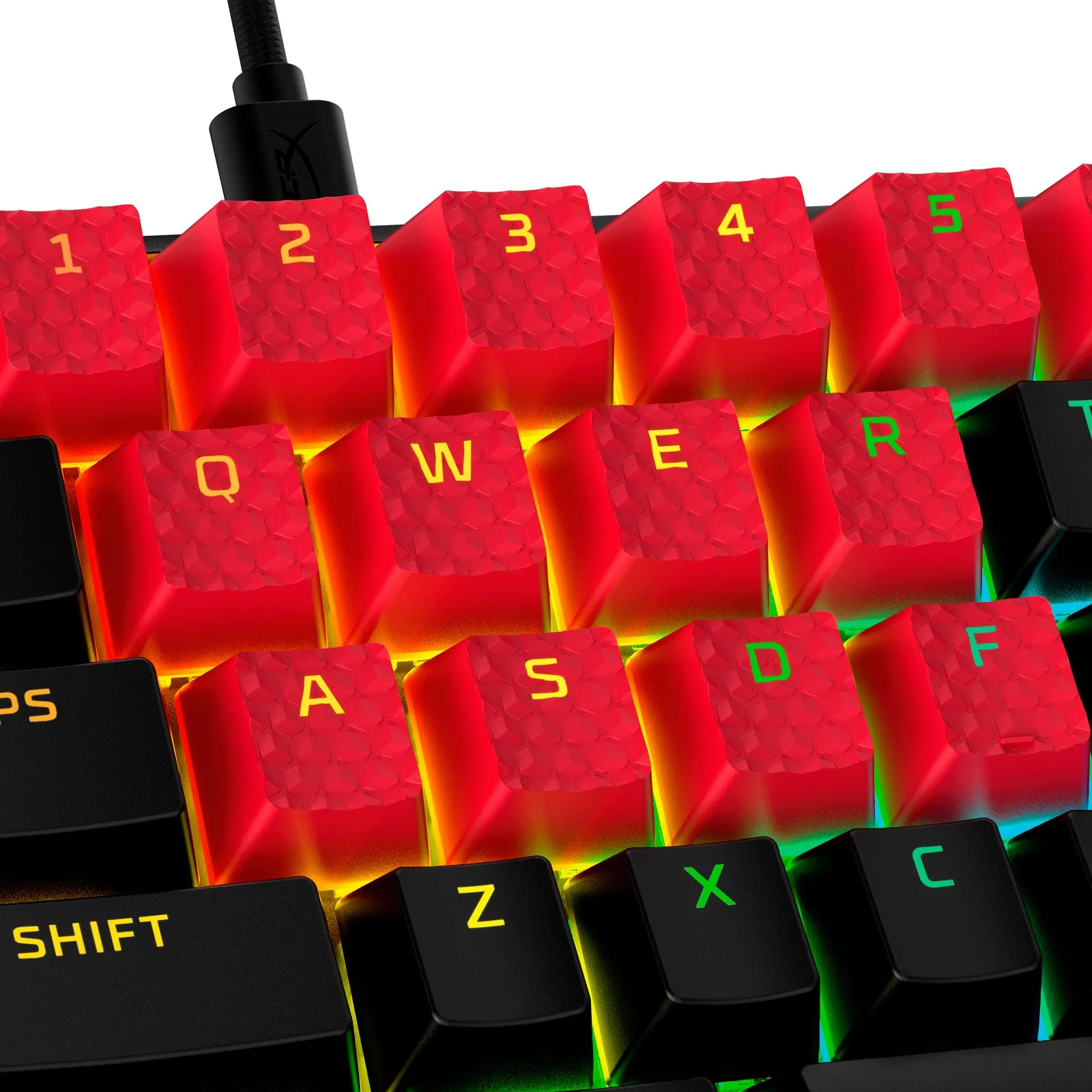 HyperX Rubber Keycaps – Gaming Accessory Kit