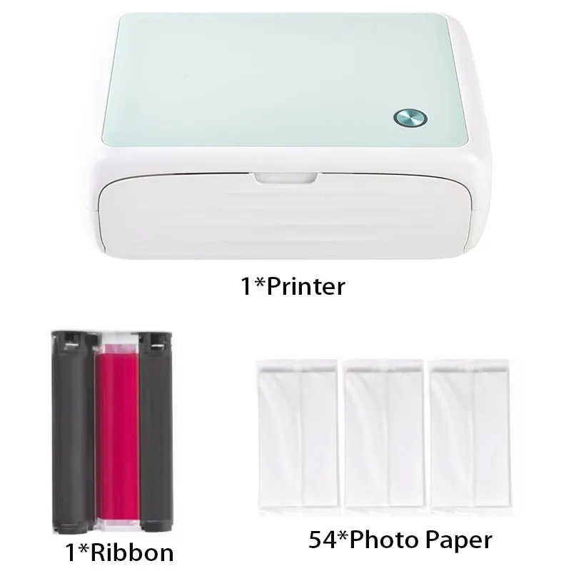 Inkless Portable Wireless Photo Printer