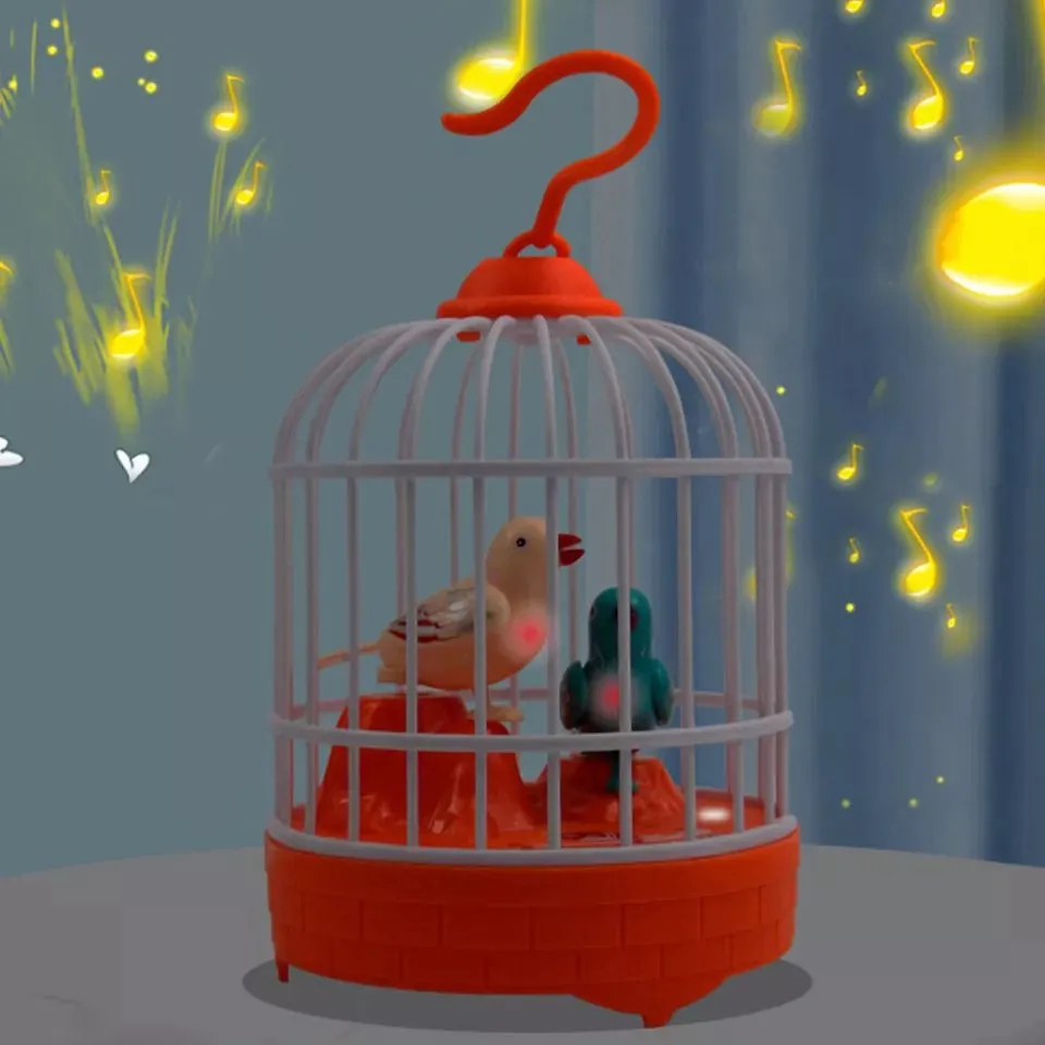 Interactive Bird Cage with Light and Sound