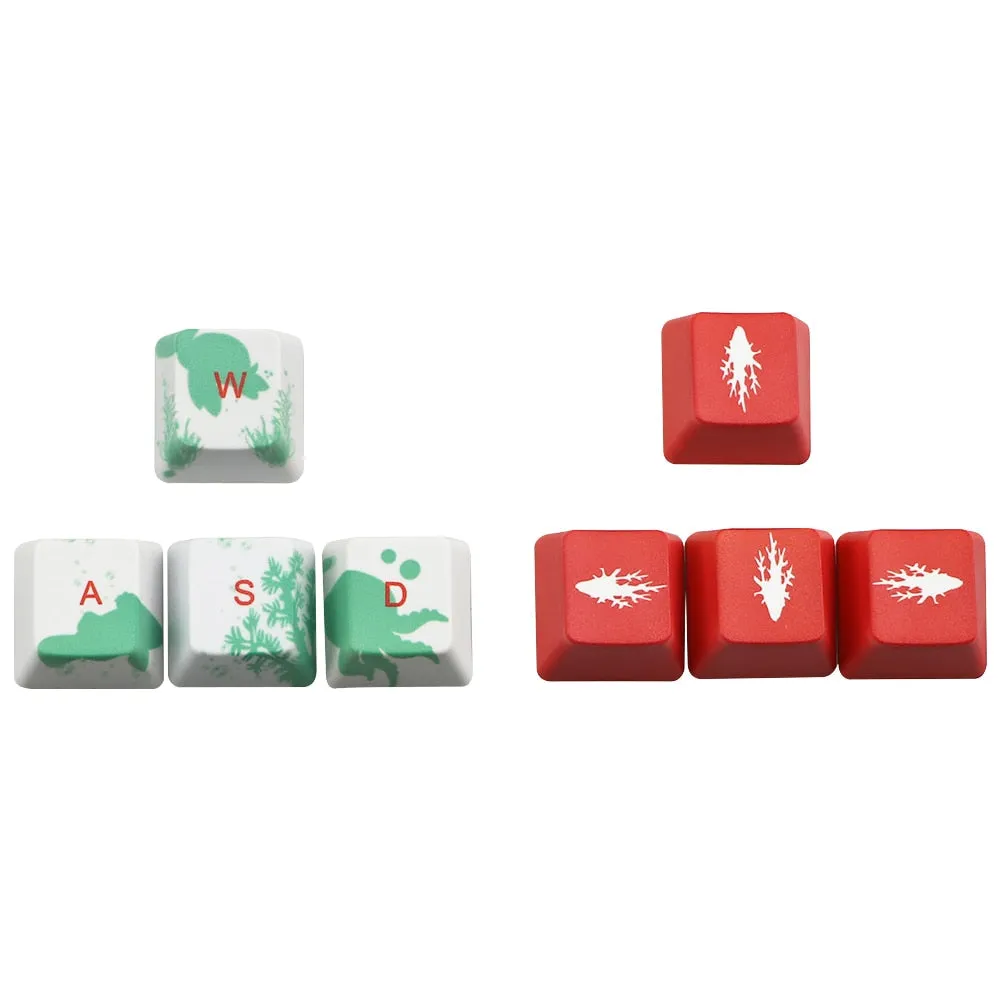 Japanese animated theme keycap set