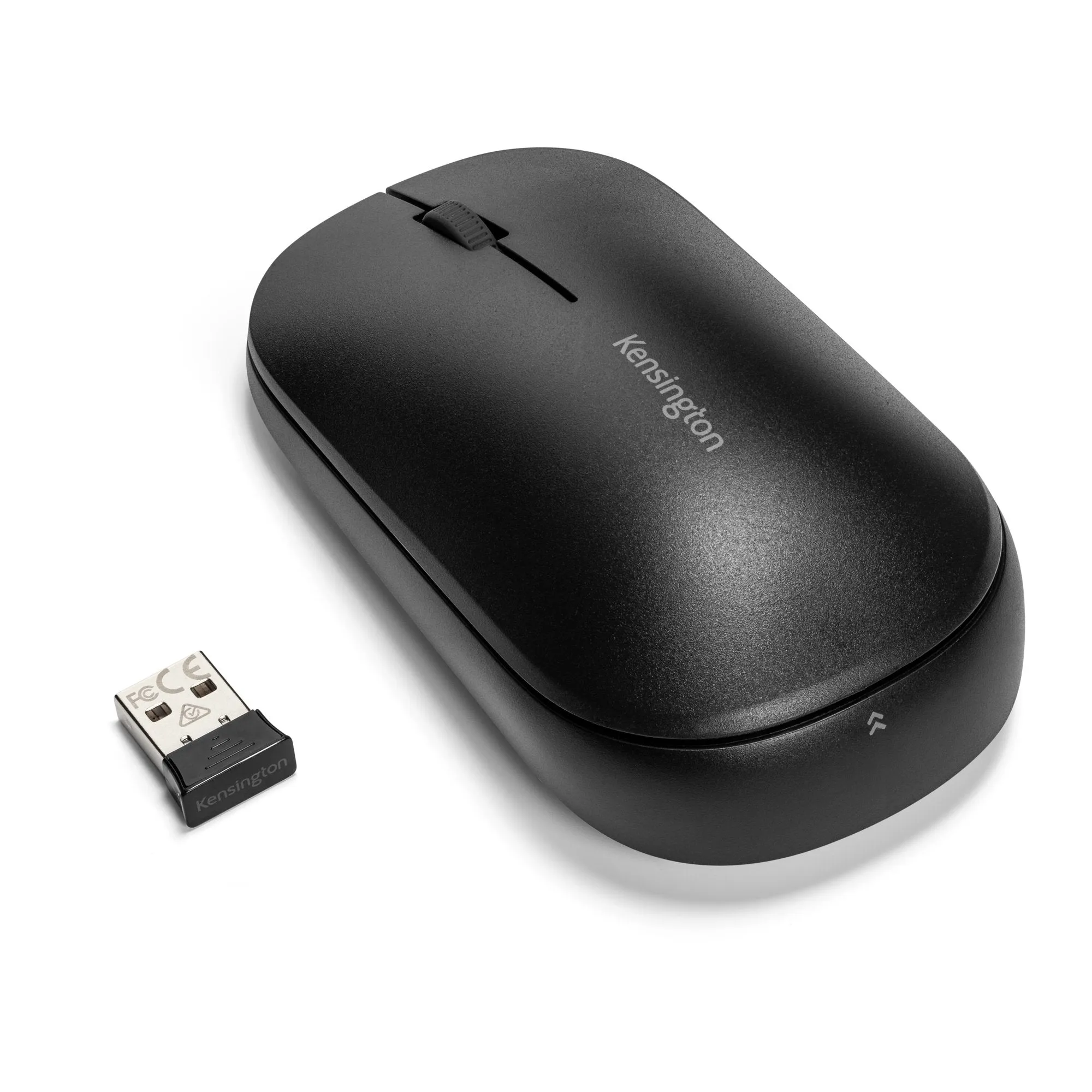 Kensington Suretrack Dual Wireless Mouse - Mouse - Optical - 4 Buttons - Wireless - 2.4 Ghz, Bluetooth 5.0 Le, Bluetooth