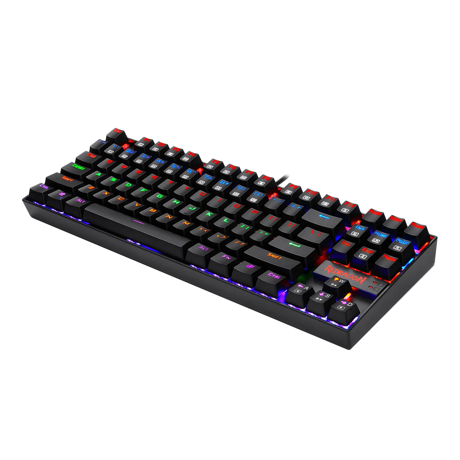 KUMARA K552 LED Rainbow Backlit Wired Keyboard