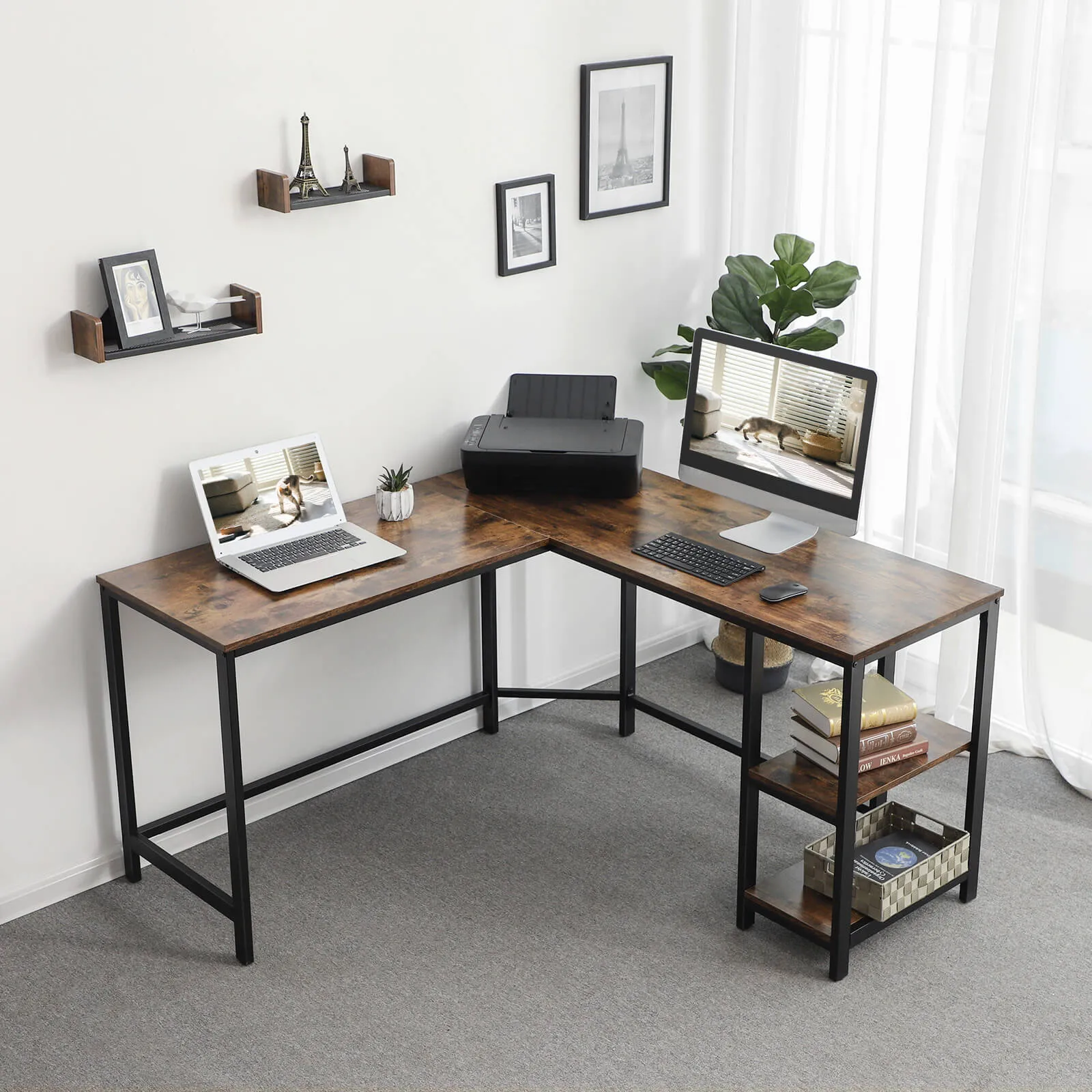 L-Shaped Computer Desk