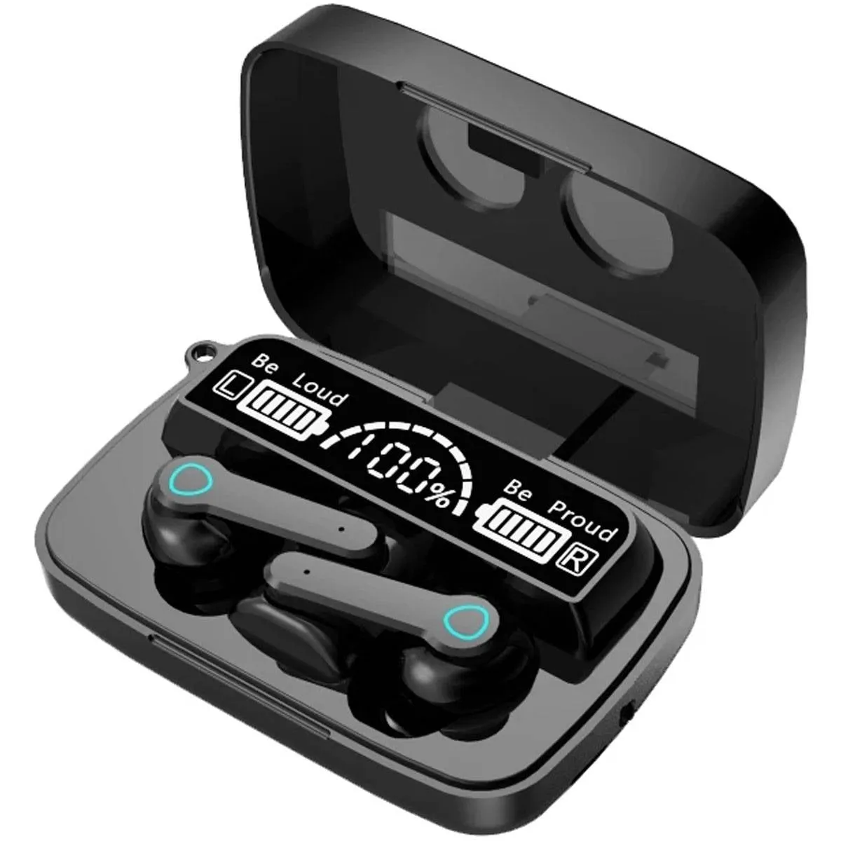 LED Digital Power Display Wireless Bluetooth Earphone