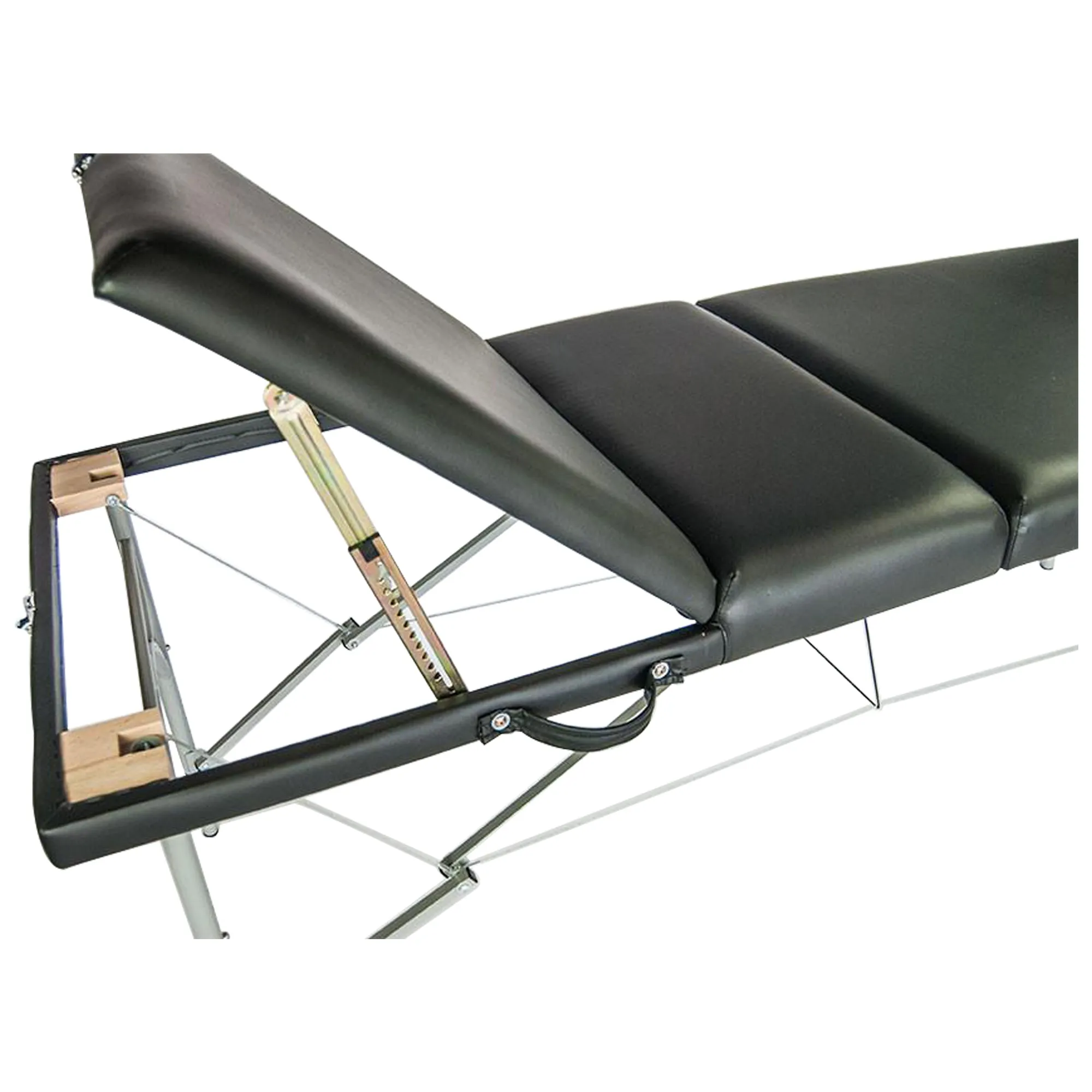 Lightweight Portable Massage Table w/ Adjustable Backrest