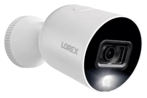 Lorex Smart Indoor/Outdoor 1080p Wi-Fi Camera With Smart Deterrence and Color Night Vision - Open Box