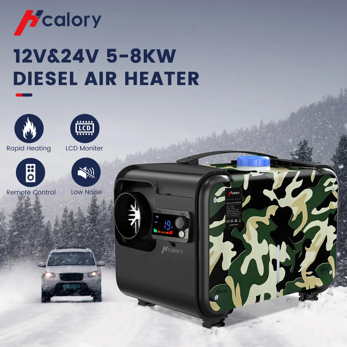 M18 Diesel Heater, Camouflage Fast Ignition All In One