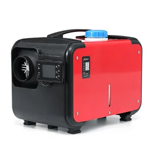 M68 Diesel Heater, Square 12V All In One Red