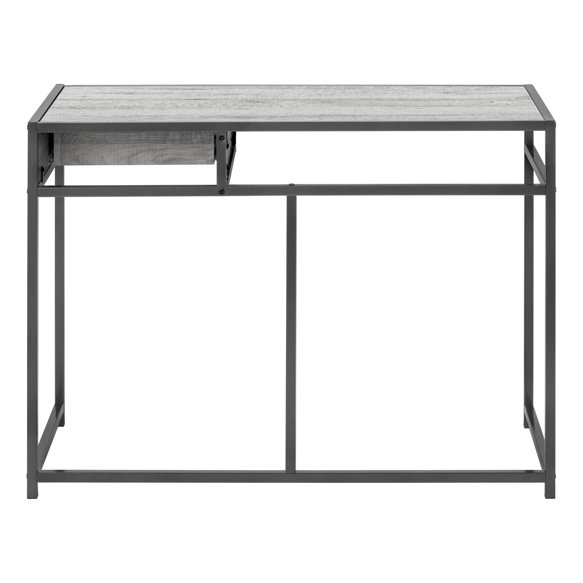 OFFICE SERIES - 42"L / GREY / DARK GREY METAL