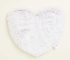 #P452 MARSHMALLOW  WARMIES HEART HEAT PAD