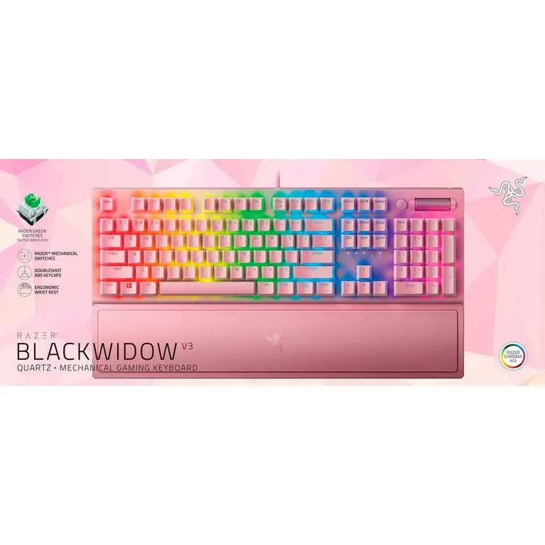 Razer BlackWidow V3 -Pink (Green Switch)