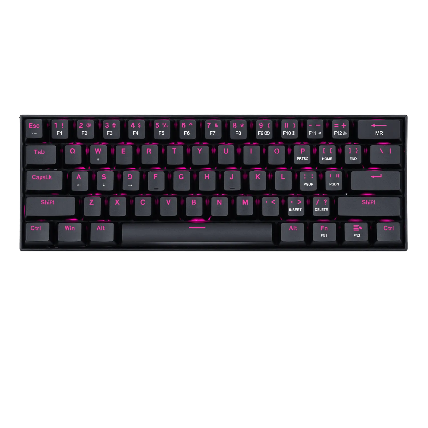 Redragon K630 60% Keyboard Pink LED Backlit