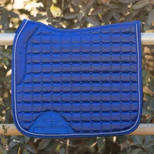 Satin Classic Dressage Saddle Pad - Royal Blue