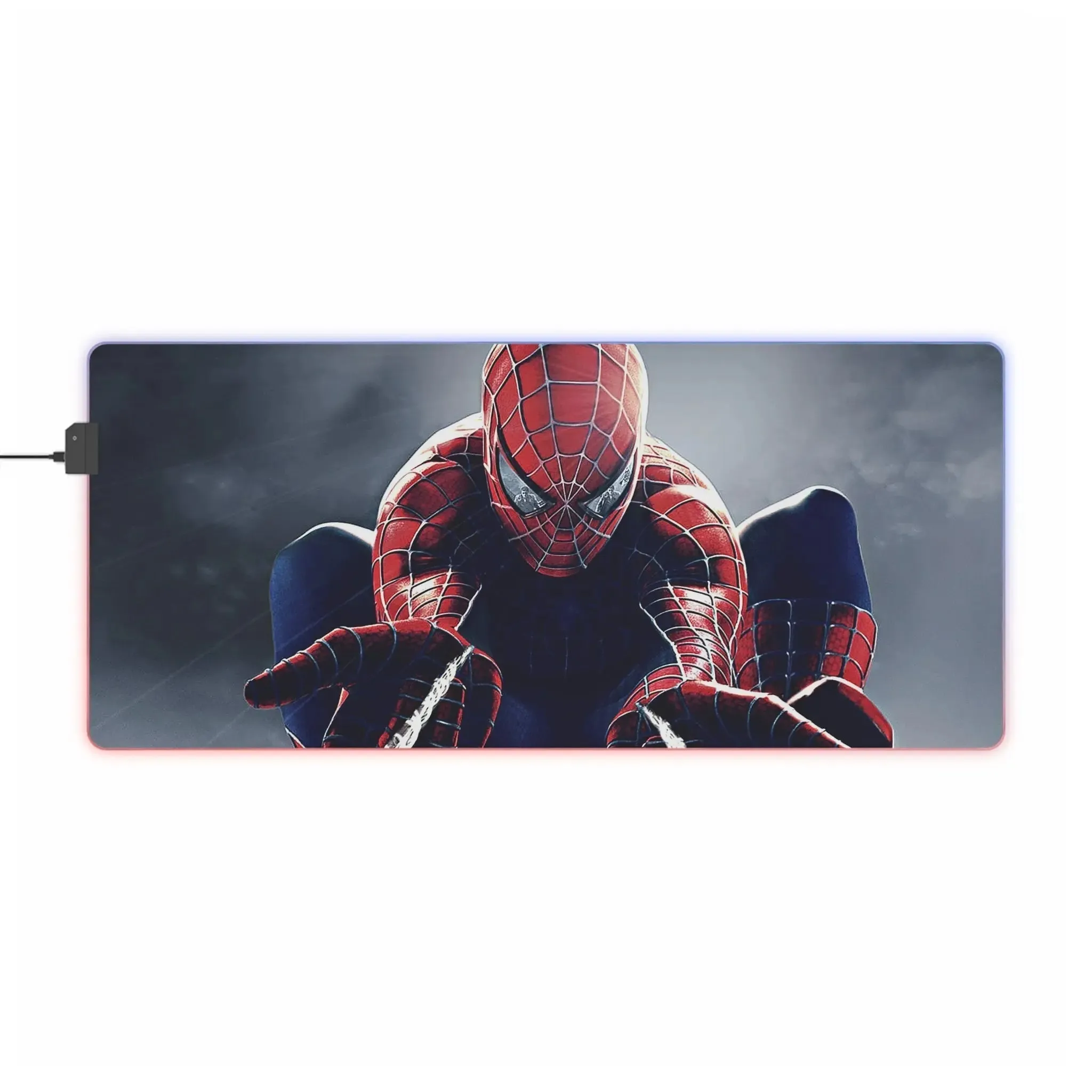 Spiderman Inspired LED Gaming Mouse Pad