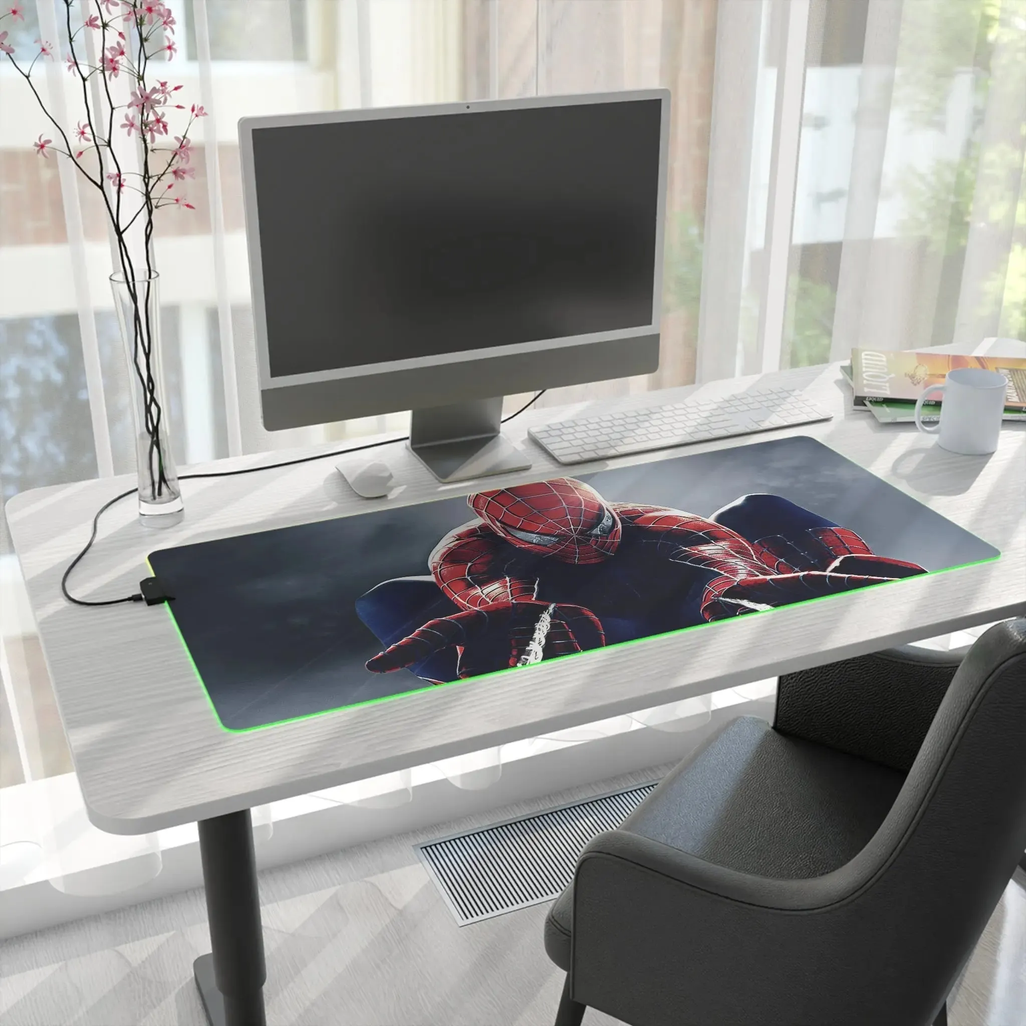 Spiderman Inspired LED Gaming Mouse Pad