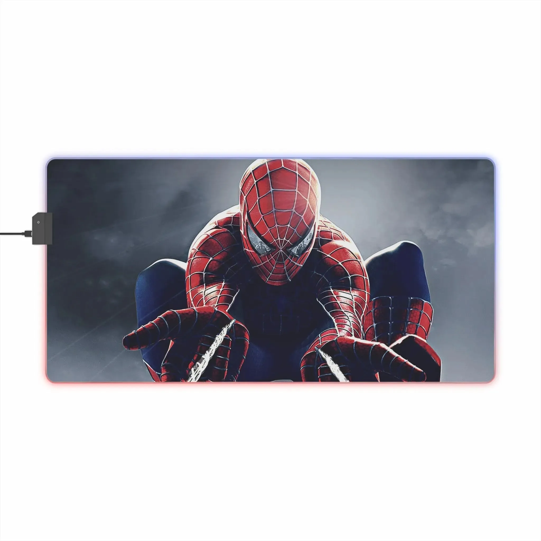 Spiderman Inspired LED Gaming Mouse Pad