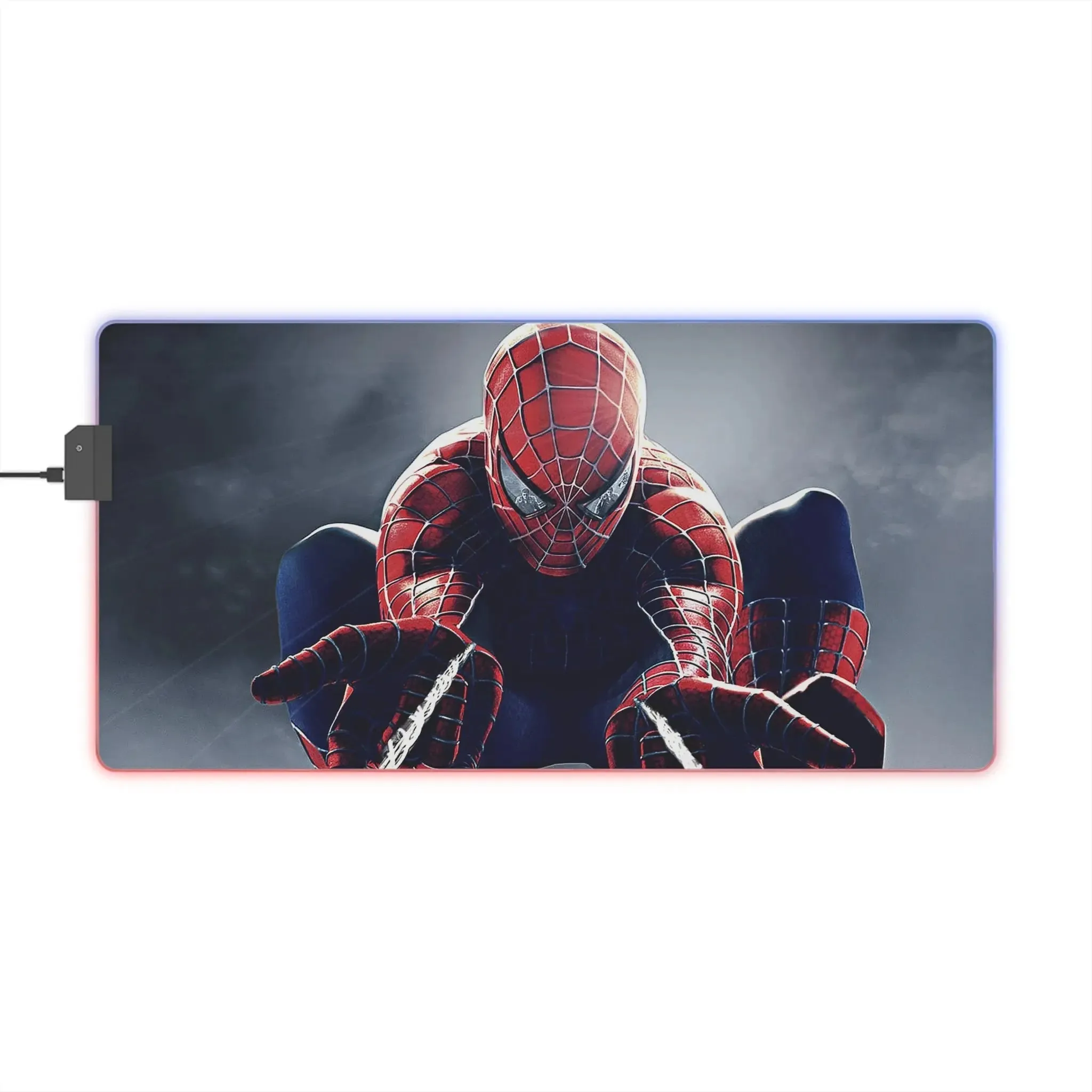 Spiderman Inspired LED Gaming Mouse Pad