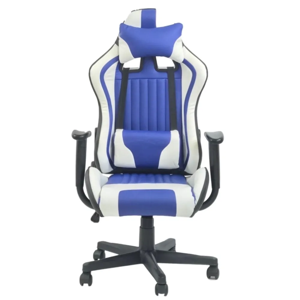 TITAN-X SERIES/ 1063 GAMING CHAIR (BLUE & WHITE)