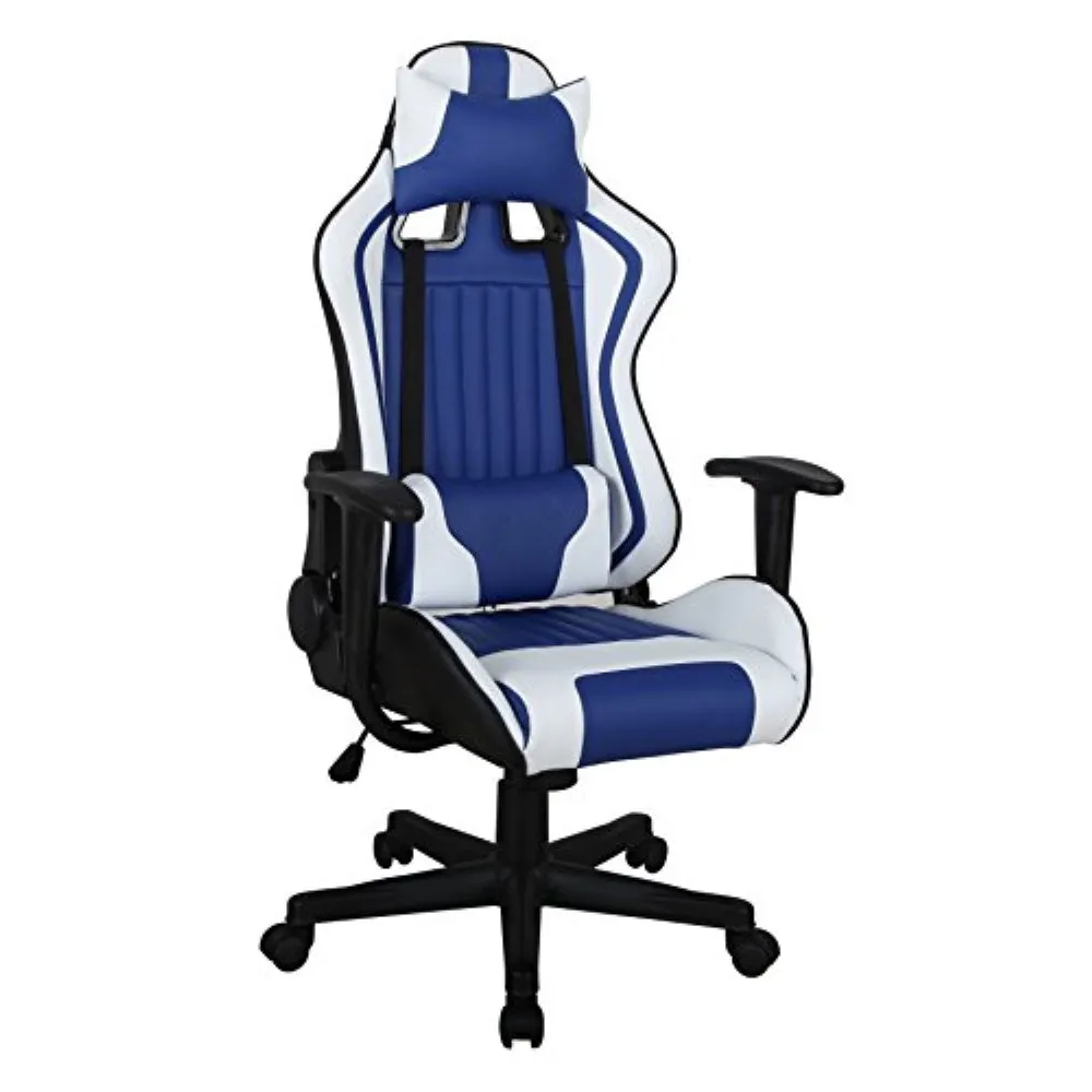 TITAN-X SERIES/ 1063 GAMING CHAIR (BLUE & WHITE)