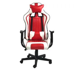 TITAN-X SERIES/ 1063 GAMING CHAIR (RED & WHITE)