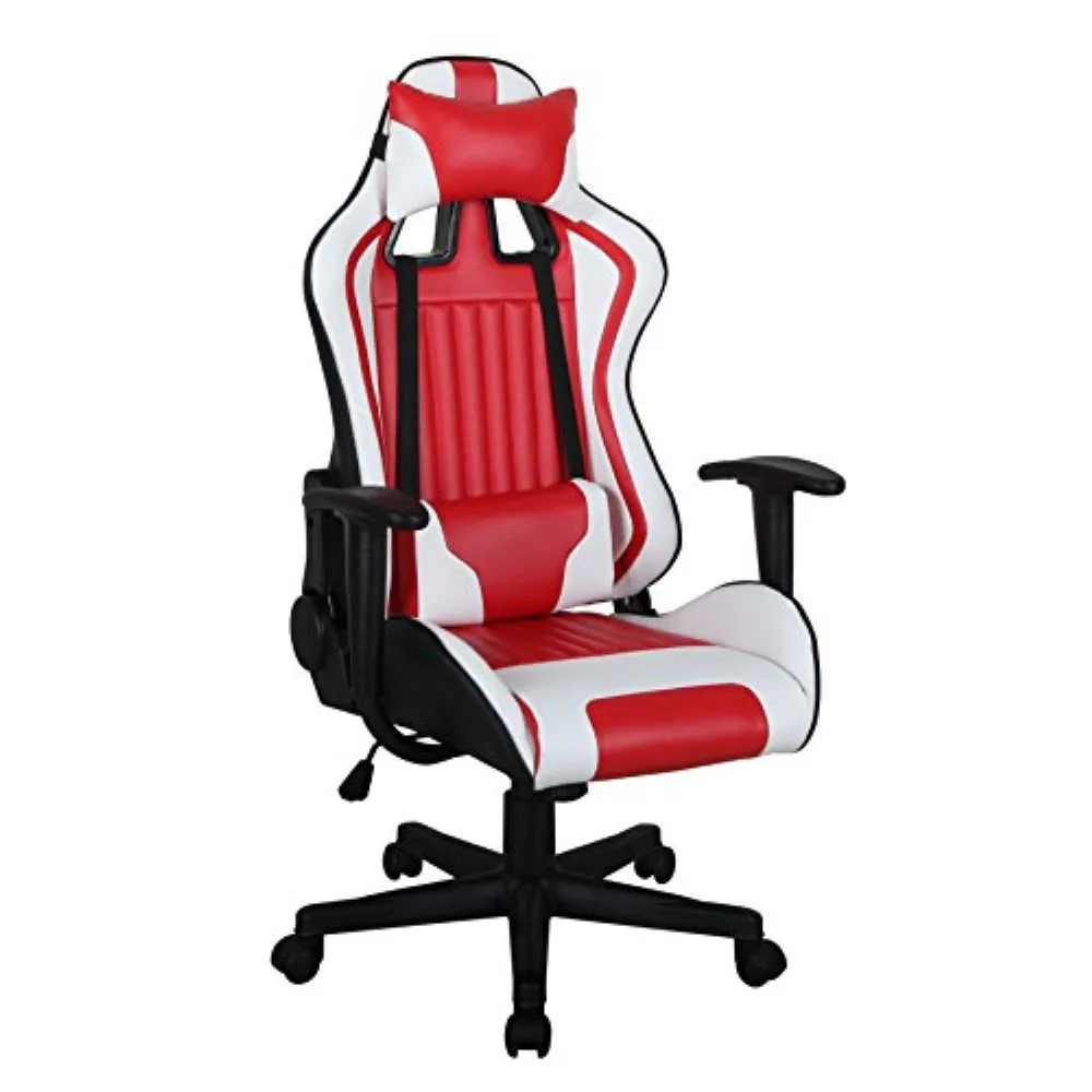 TITAN-X SERIES/ 1063 GAMING CHAIR (RED & WHITE)