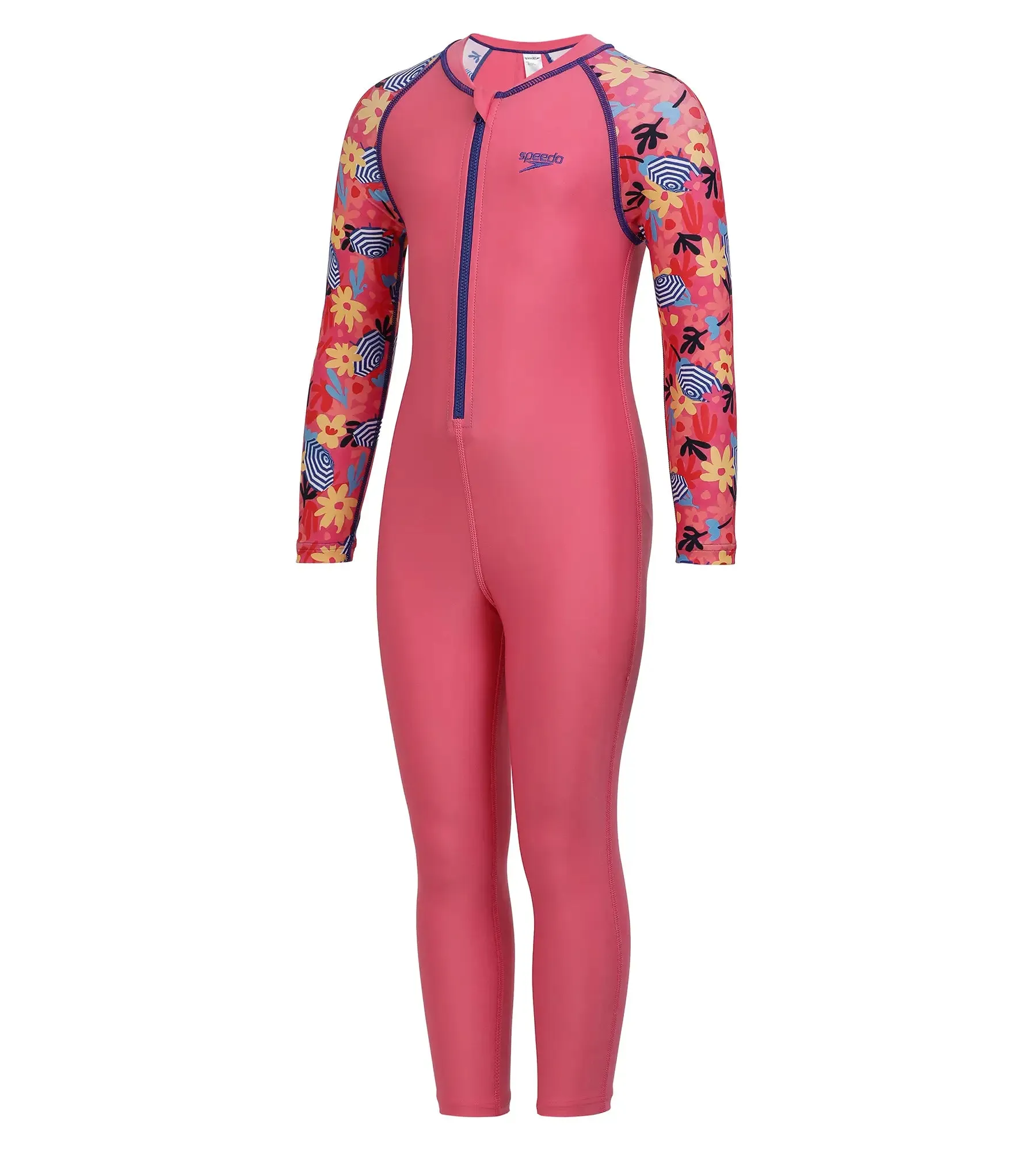 Tots Unisex All In One Full Body Suit - Fandango Pink & Bloominous