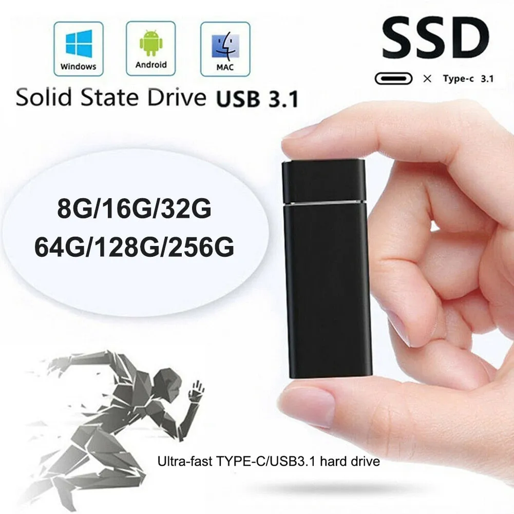 Type-C External SSD Hard Drive Storage