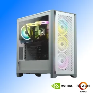 Warlord White Storm | White Gaming PC | Desktop Computer